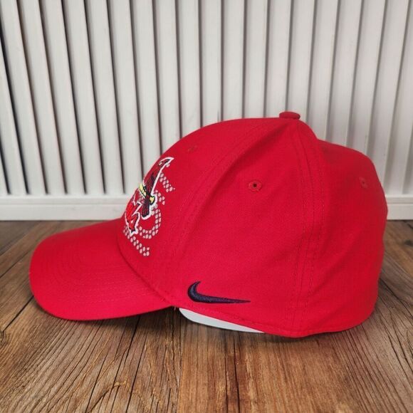 Nike Dri-Fit St. Louis Cardinals Hat Cap Fitted Stretch Red Mens MLB Legacy91 - Picture 6 of 12